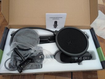 Mikrofon Kalawen CM-1 černý se stativem - 6