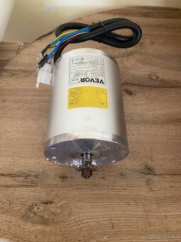 Sada elektromotoru 3000W/72V, řídící jednotka, plynová páčka - 6