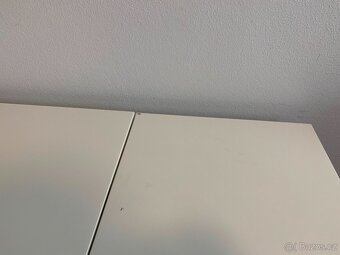 Dřevěný bílý stůl IKEA INGATORP - 6