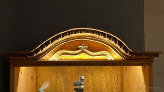 Stylový selský příborník / knihovna – masiv, renovováno - 6