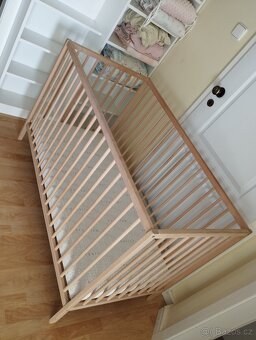 Postýlka 120x60 + veškeré příslušenství - 6