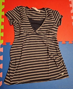 Těhotenské topy a šaty 7 ks - 6