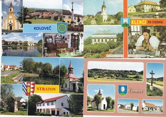 pohlednice, pohledy - znaky měst - 6