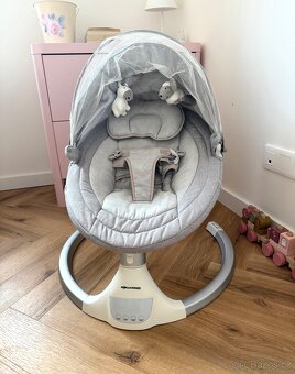 Elektrická houpačka a lehátko Mama Kiddies Premium 2v1 s - 6
