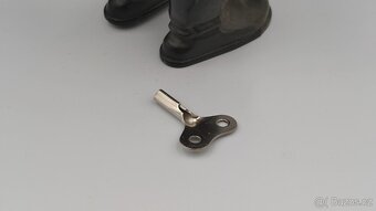 Chodící kočka - stará mechanická hračka na klíček - 6