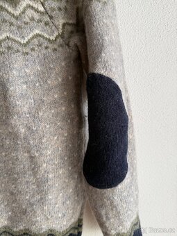 Vlněný svetr Fjallraven Ovik Knit Sweater W Navy - 6