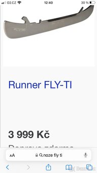 Nože bauer fly-ti 296,288 - 6