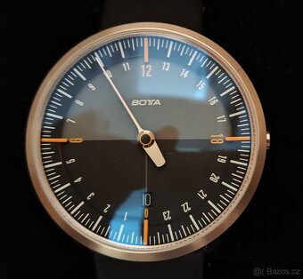 Jednoručkové hodinky Botta-Design UNO 24+ Black/Orange - 6