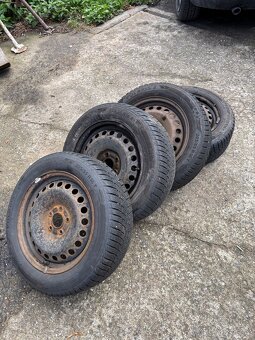 Sada kol plech disky r16 5x108 + zimni pneu 205/55/16 - 6