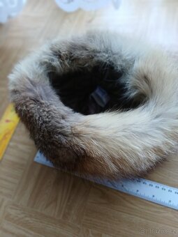 čepice, kůže, kožešina, liška, kulich, beranice - 6