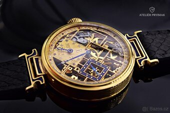 Exkluzivní starožitné skeletové hodinky OMEGA 1914 - 6