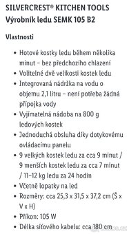 Výrobník ledu Silvercrest - 6