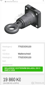 Tažné oko 50 Walterscheid nové - 6