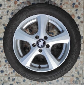 Sada kola alu disky R16 5x112 + letní pneu Dunlop 205/55/R16 - 6
