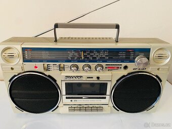 Radiomagnetofon/boombox Sharp GF 5757, rok 1985 - 6