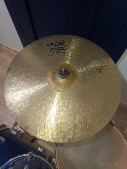 Yamaha Maple Custom+Paiste Twenty+Pearl Morgan Rose Bici - 6