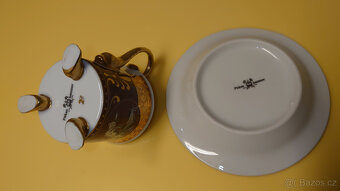 Porcelánové šálky s podšálkem Pirkenhammer - 6