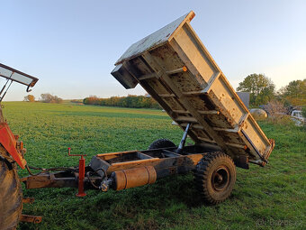 Sklápěcí přívěs traktor, bez SPZ, nosnost 5tun (dvoukolka ) - 6