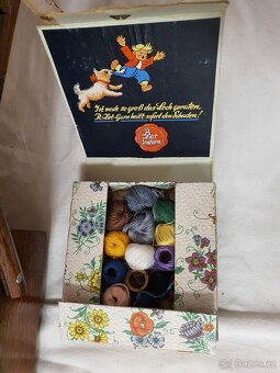 starožitné velké šití, kompletní - 6