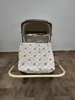 Retro kočárek Liberta hnědá - 6