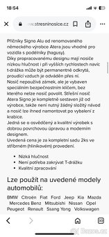 Střešní nosiče Atera + 2 držáky na kolo thule - 6