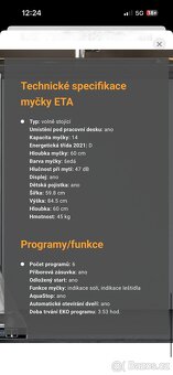 Myčka ETA - 6