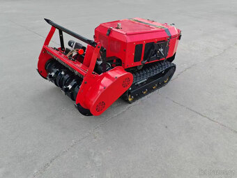 RC lesni fréza zaběr 80cm ,pásový podvozek diesel - 6