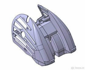 Kryt karburátoru Stadion S22, S23- slonová kost - 6