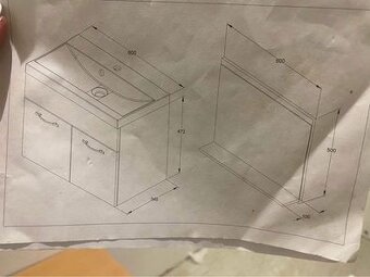 Koupelnový nábytek se zrcadlem bílý lesk 2 kuřecí - 6