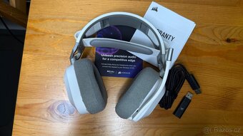 Corsair HS80 MAX Wireless White.            (0047) - 6