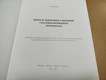 Kostol sv. Bartolomeja v Hniezdnom v kultúrno-historických s - 6