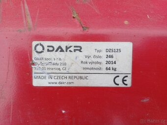 Disková sekačka Dakr DZS 125 - 6