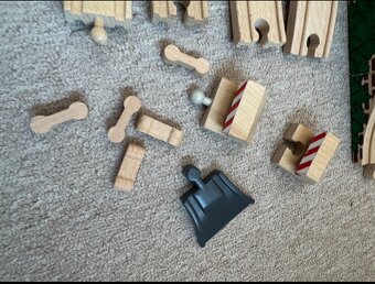 Sety dřevěné - vláčkodráhy/koleje mašinky - 6