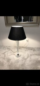 Stolní lampa Kufstein černý klobouk Preciosa - 6