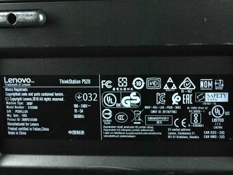 Lenovo P520 - W-2133, RTX A2000, 32GB, 512GB NVMe, ZÁRUKA,OS - 6