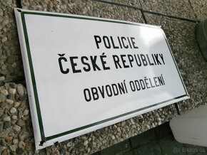 Smaltovaná cedule POLICIE ČR za 1.400 kč s poštou - 6