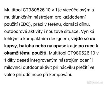 Multifunkční nůž Cat - 6