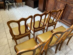 Starožitné jídelní židle Louis XV. - 6