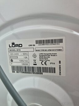 pračka LORD W15 - 6