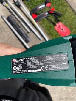 Parkside aku zahradní kombinované nářadí 4v1 40V - 6