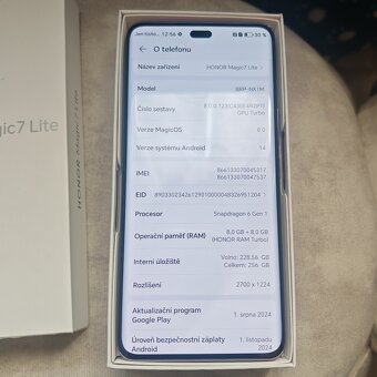 NOVÝ HONOR Magic7 Lite 8GB/256GB Purple - 6