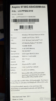 Acer Aspire 5738G - 6