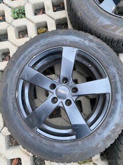Alu kola 16” 5x112 Dezent a zimní pneu 215/60/R16 - 6