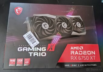 MSI Radeon RX 6750 XT GAMING X TRIO 12G - 6