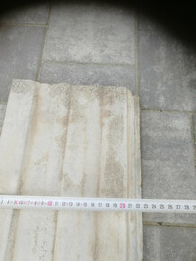 Betonová střešní taška, bílé cihly - 6