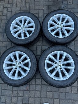 ORIGINÁL Alu Volkswagen Sepang R16, 5x112 - LETNÍ PNEU - 6
