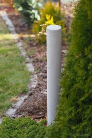 Zahradní betonový sloupek na vodu a  zavlažování - 6