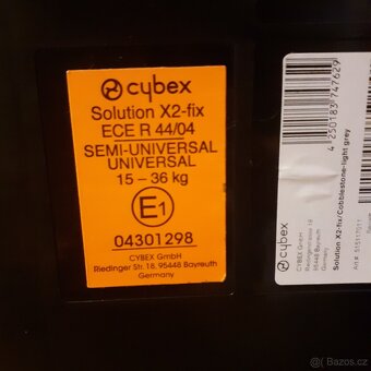 Dětská autosedačka Cybex Solution X2-fix (15 - 36 kg) - 6