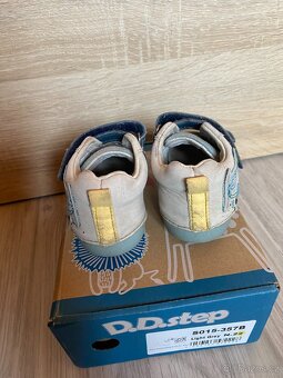 Dětské kožené celoroční botičky D.D. Step - 6