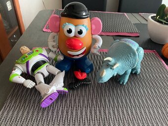 Toy Story Woody nový, Trixie,Pan Brambůrek,Mazel,dinosaurus - 6